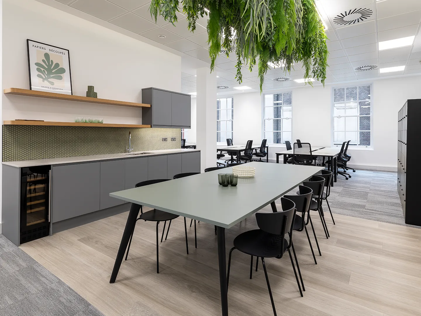 Kitchen and dining area
