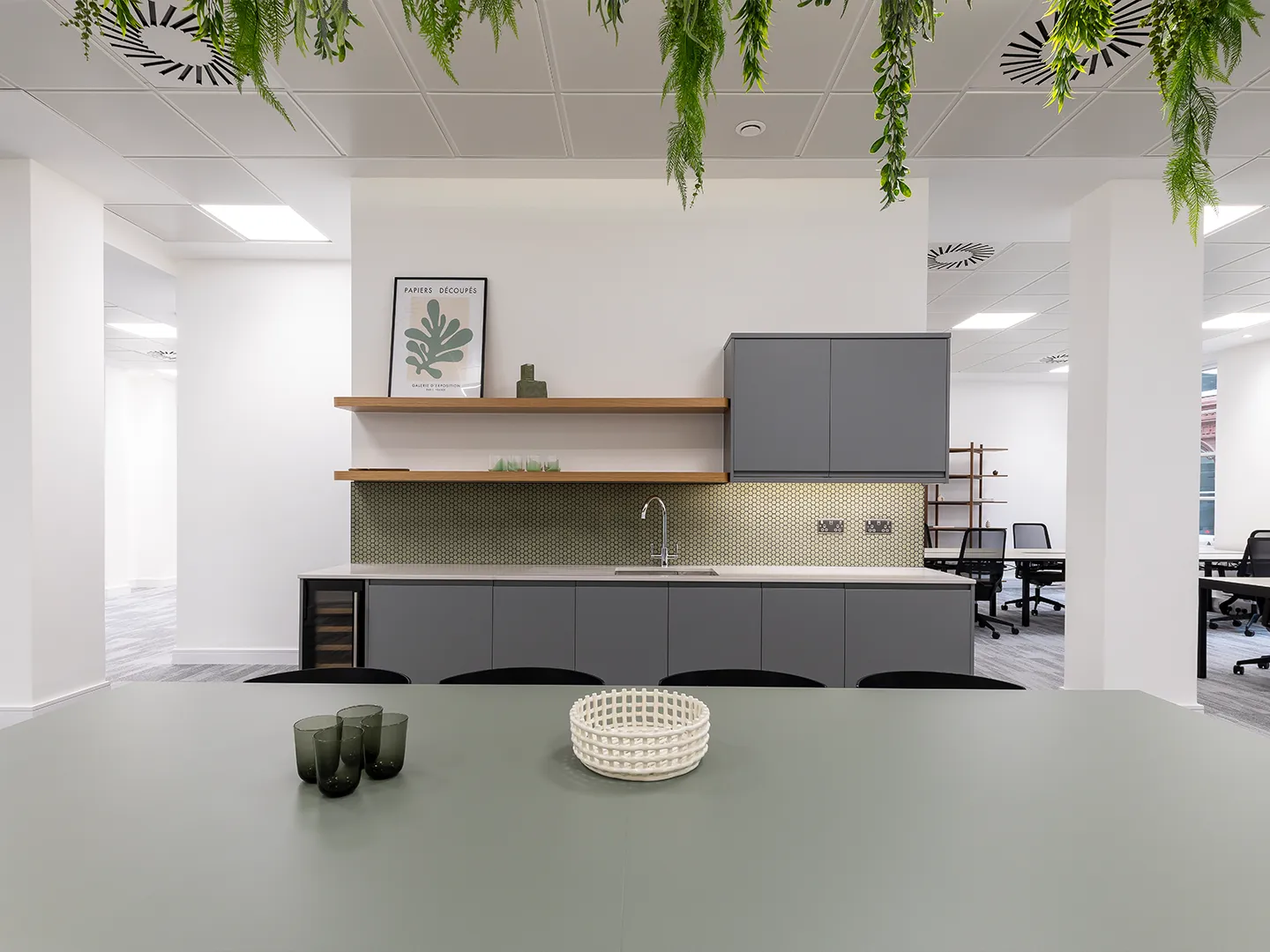 Kitchen and dining area